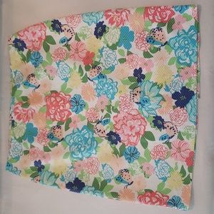 Talbots Floral & Butterfly Skirt